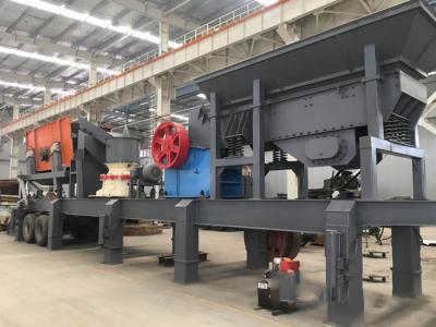 MCP-70 Model Brand New Gravel Aggregate Wheel Mobile Crushing Plant for rock and ore crushing