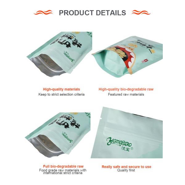 Cookie Packing Plastic Bag sachet Stand up Donuts Waffle Packaging Bags