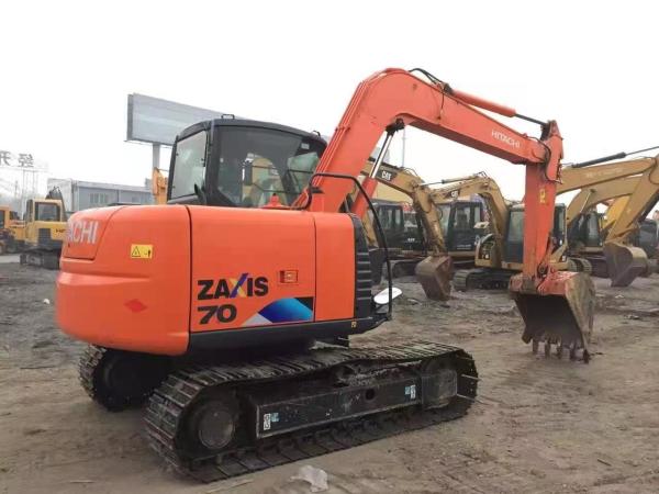 Japão vermelho Isuzu Engine ZX70-5A Hitachi 7 Ton Excavator