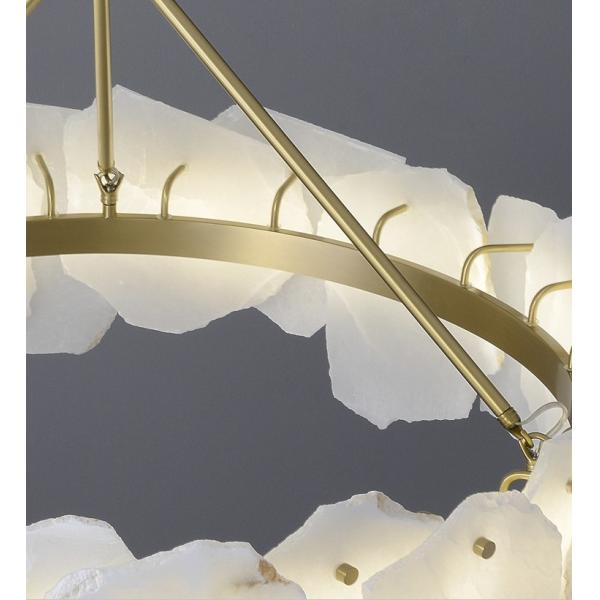 доломита потолочных освещений спальни 240V 60Hz лампа роскошного привесного естественного привесная