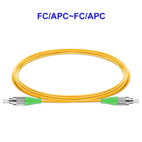 Single Mode Simplex OS2 Optical Fiber Patch Cord 45KG Tensile Strength