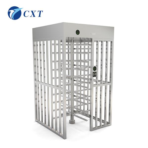 304 Stainless Steel Full Height Turnstile with Brushless Motor and Outdoor Standard for High Security Access Control