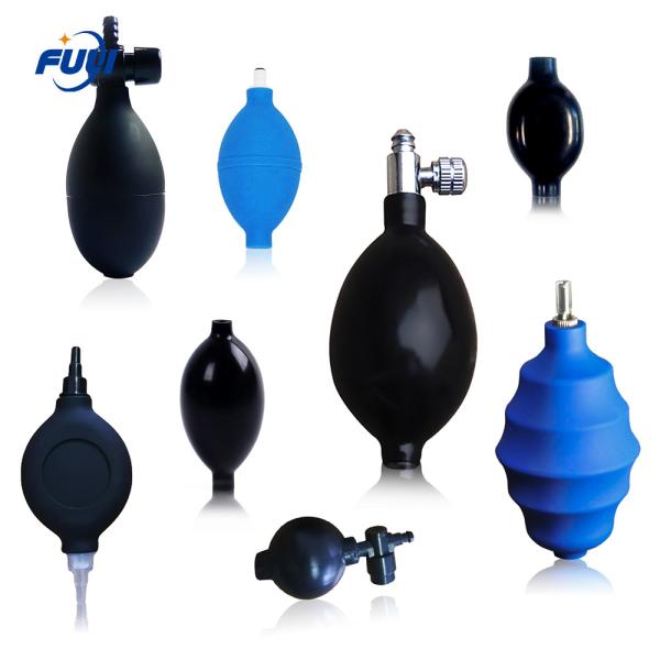 OEM Color Rubber PVC  Air Inflatable Bulb Air Hand Pump Air Puffer Ball With Metal Needle