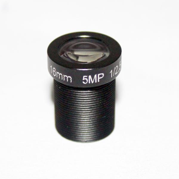 16mm Lens cctv Lens M12 5Megapixel for HD Security IP Camera F2.0 1/2.5 20Degree Angular View