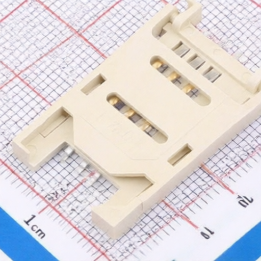 MUP C7013 23 6 Pin SIM Card Connector Without Post H2 8 Height Suitable for Communication Equipment