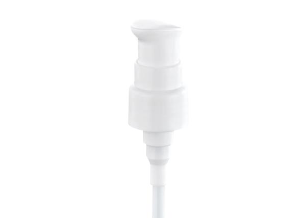 Customized Cosmetic Treatment Pumps White Smooth Sided Serum Dispenser