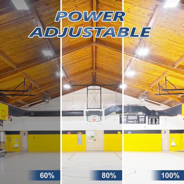 4ft 400W LED Linear Highbay Light Indoor Fixture With 3CCT / 3Power Adjustable