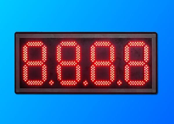 Signes des prix de Digital de station service avec la conception économiseuse d'énergie pour le changement des prix d'essence