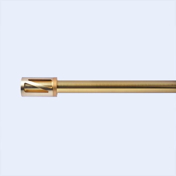 Diameter 22 mm Metal Curtain Pipe Accessories Gold Shower Curtain Rod Set For Living Room