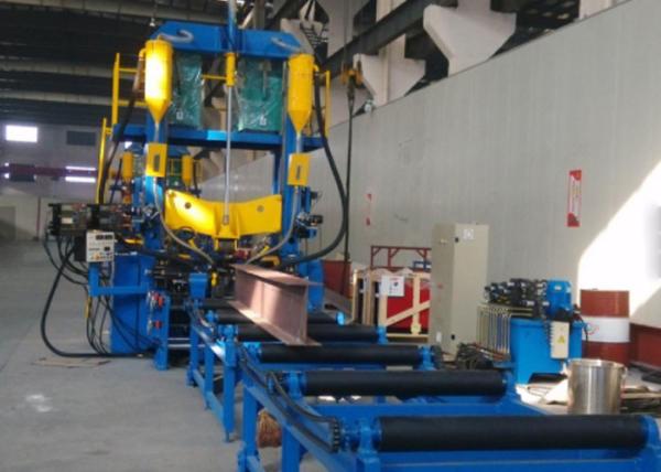 Steel Section Making H Beam Assembly Machine Steel Bar Making Line 20m / min