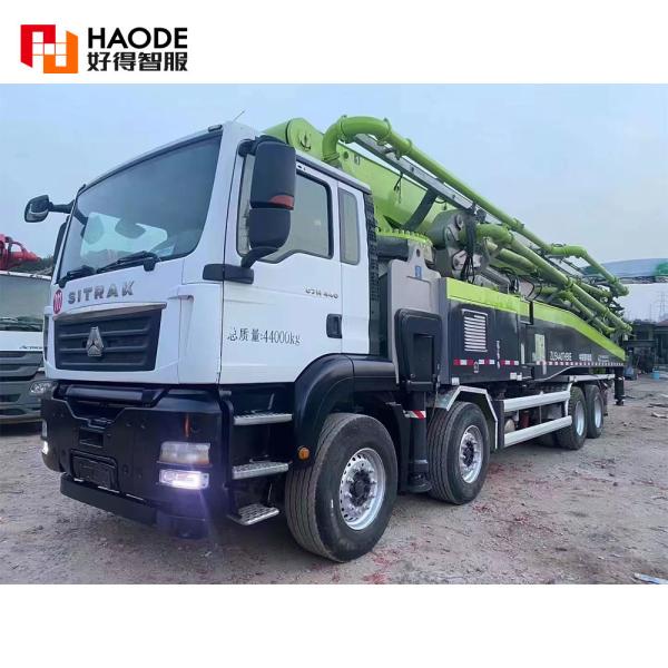 2021 Years Zoomlion Scania 63m (5 axle) Used Concrete Pump Truck 58m Horizontal Delivery Distance