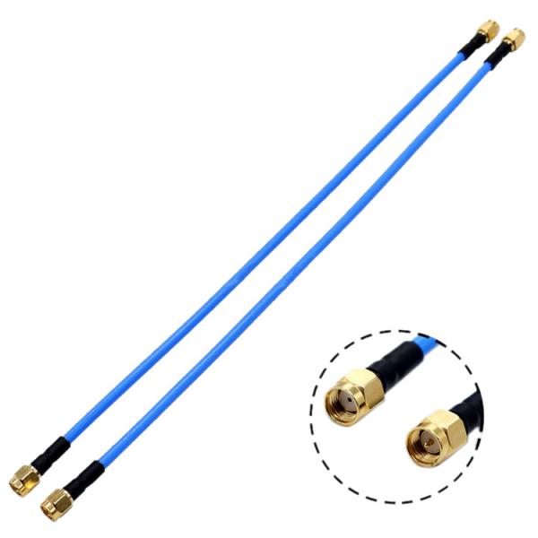 Antenna Adapter RF Cable Assemblies Semi Flexible 16cm SMA Male Connector ODM
