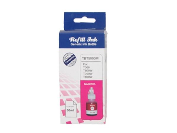Magenta Recharge Ink Cartridges Ink Brother BT5000M Refill Kit  Vivid Color