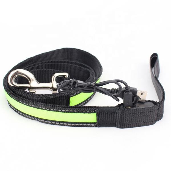 LED Dog USB Rechargeable Collars And Leashes Pet Product Waterproof Flashing