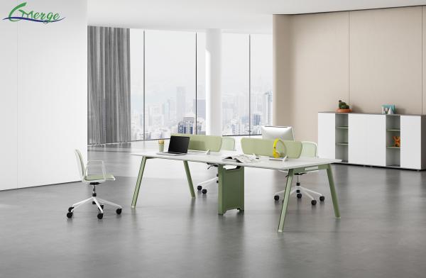 Organize Your Workspace with Metal Open Space Office Workstation and Cable Management Features