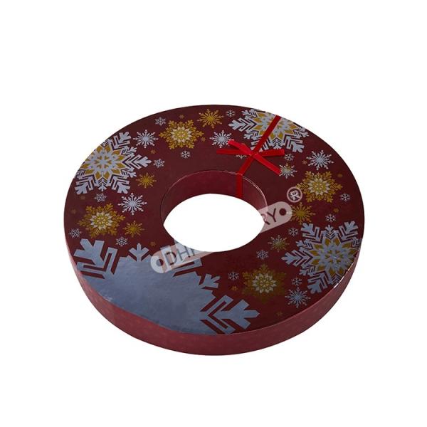 Custom Cookies Round Box With Cardboard Insert Luxury CMYK Printed Packaging