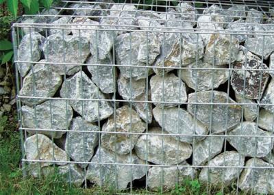 Malha soldada galvanizada pesada Gabions, gaiola de pedra de aço diâmetro de fio de 3,0 - 6,0 ímetros