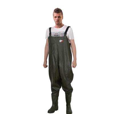 FW006 70D Nylon PVC Peito de bolso Peixes de pesca para unisexo dentro de botas 38-46