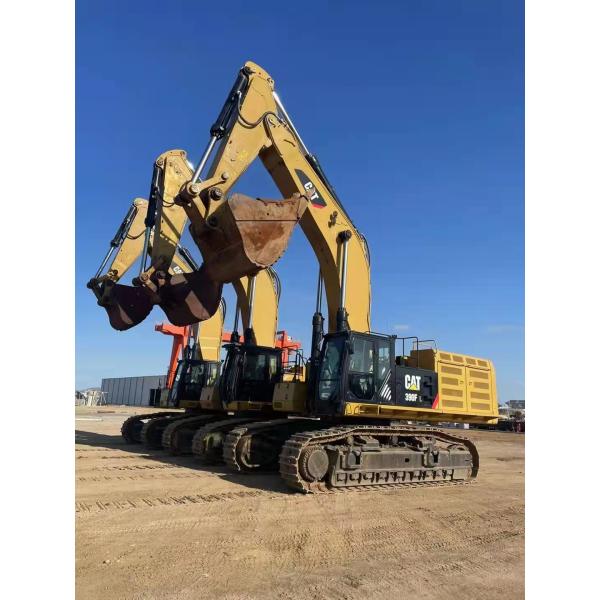 Equipo de construcción de segunda mano Excavadora de rastreo Cat 390F con motor Cat 390 KW
