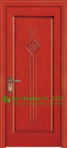 MDF Timber Veneer Single Door For Residential Project ,Mdf Veneer Room Door