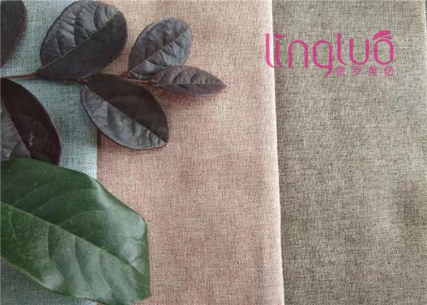Fashion Imitation Linen Fabric Dry Feeling Multiple Yarn For Sofa / Chairs