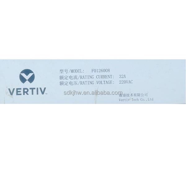 Vertiv F0126008 F0126009 PDU Socket 1u Rack Mount for Network Cabinet INPUT 220V AC