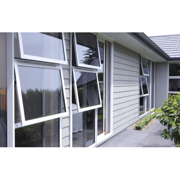 Customized Glass Reception Outdoor Aluminum Awning Windows