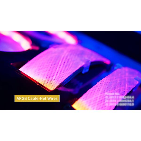 Sync Cord Cable RGB Flash for Gaming PC Accessory Lighting ATX double 8pin CPU Cable Male Computer Extension Cord LED Net