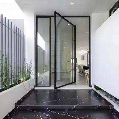 Aluminium Frame Glass Pivot Door with EPDM Rubber Seal Strip for Customer Satisfaction