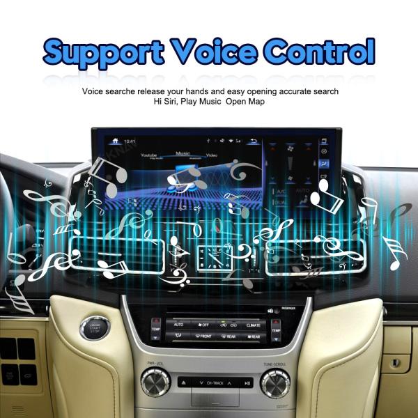 12.3 дюймовый сенсорный стерео для 20016-2020 Toyota CRUISER LC200 GPS навигационный мультимедийный проигрыватель беспроводный Carplay BT 4G