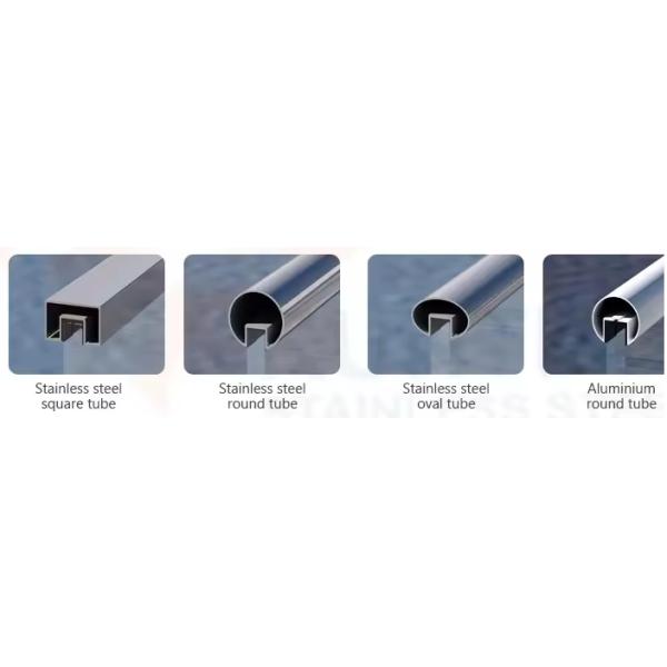 12mm Laminated Glass Railing Balustrade Profiles Aluminum Profile