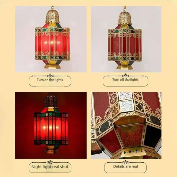 Brass Large Vintage Copper Ceiling Light For Arab Living Room