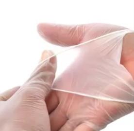 Customized Length Disposable PVC Gloves Protection For Medical /  Industry