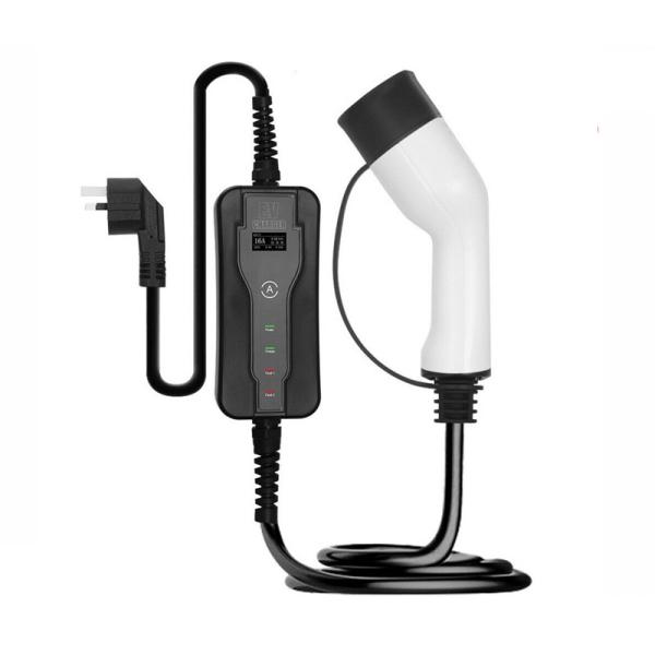 24A IP66 Portable AC EV Charger 3.5KW EVSE Electric Vehicle Supply Equipment