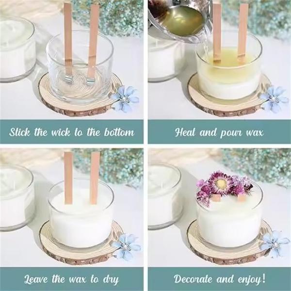 Custom Private Label Candle Jars Clear Empty Glass Jar With Lid For Candle Making