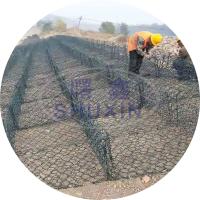 Malla de alambre galvanizada del hierro del colchón de Gabion para el muro de contención