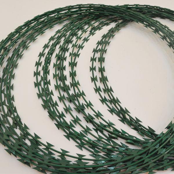 Galvanized PVC Coated Security Concertina Razor Barbed Wire