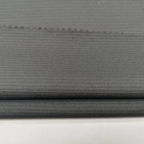 Breathable Stripe 4 Way Stretch 90 Polyester 10 Spandex Fabirc Sportswear 150D 40D