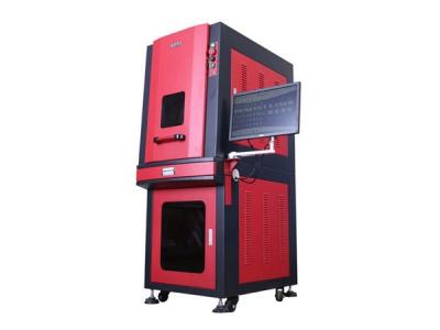 Máquina de gravação de metal profissional, marcador a laser de fibra com gabinete totalmente fechado