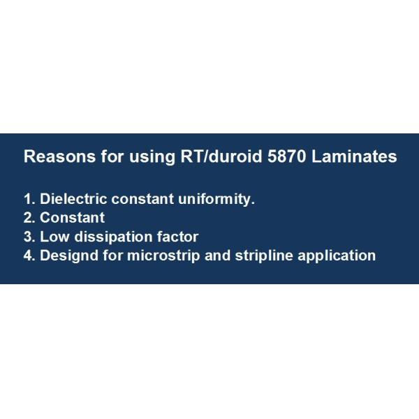 RT/Duroid 5870 Rogers PCB Board