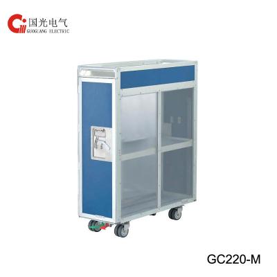 Gc220- M Airline Duty Free Service Airplane Food Trolley Cart Of Aluminium Alloy