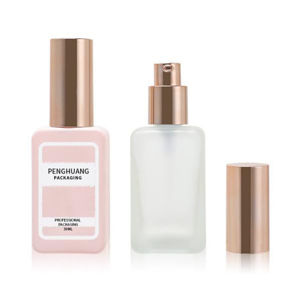 Vidrio pintado en aerosol / suave / helado / botellas de aceite esencial vacías 1000pcs