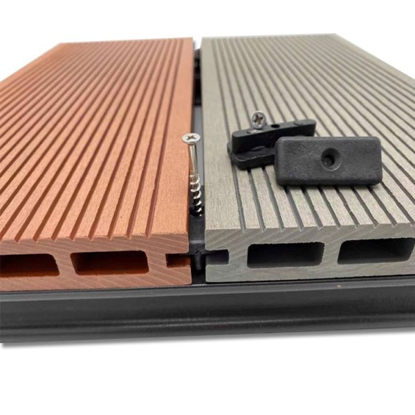 Convenient to Install Piso Deck Wpc Decking Wpc 40x40 Floor Tiles for Patio Decking