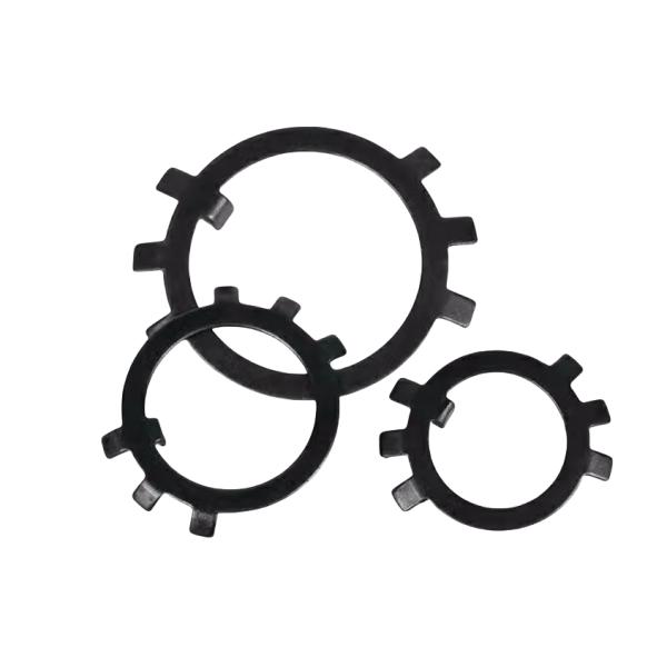 Spring Lock Washers for Electrical Installations M10 M12 M14 M60 Carbon Steel JIS Standard Split Style Six Claw Washer