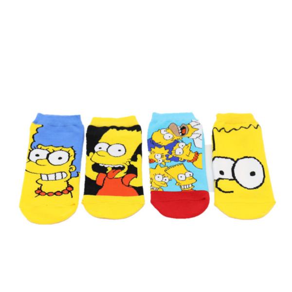 Popular Cartoon Patterned Ankle Socks , Jacquard Logo Childrens Ankle Socks