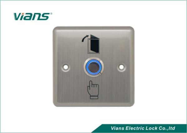 Door Exit Button Stainless Steel , Door Release Push Button With Light Luminous
