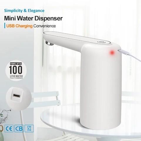material do ABS do produto comestível do distribuidor da bomba da garrafa de água de 1.6L/Min 1200mAh