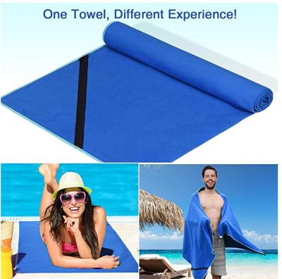 Wholesale High quality fitness gym towel with logo custom embossed print quick drying microfiber suede sports towel
