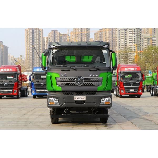 Truck Type Heavy Shacman Truck X3000 375HP Tipper Dump Trailer 8X4 Euro2