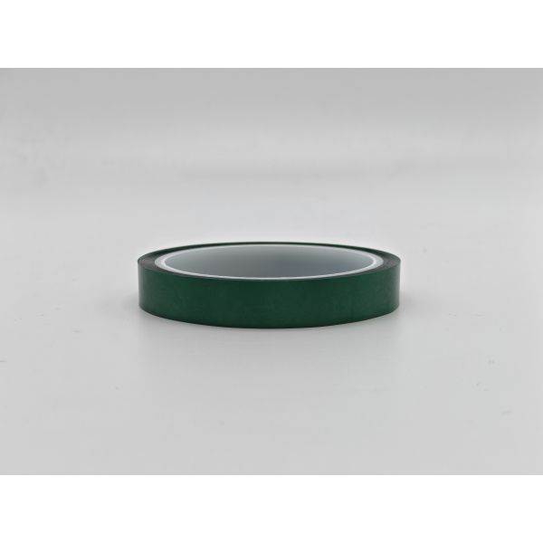 Green PET Silicone Tape 100µm Thickness Residue-Free Removal for Electrical Insulation